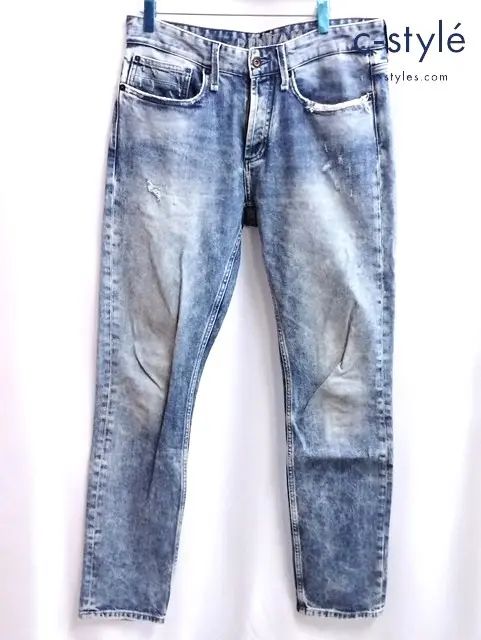 DENHAM デンハム デニムパンツ W32 インディゴ RAZOR SLIM FIT Candiani Denim 27170-1-11023