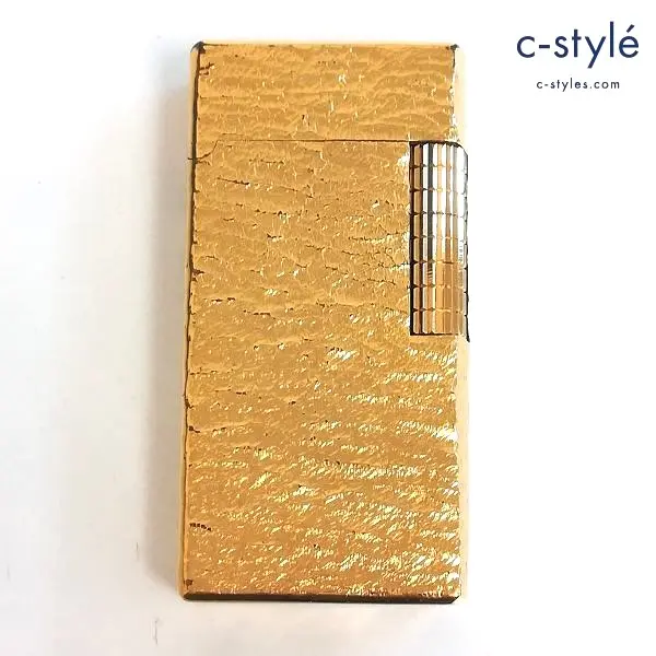 DUNHILL ダンヒル ガスライター ローラー式 ゴールド 936 AW 喫煙具 嗜好品