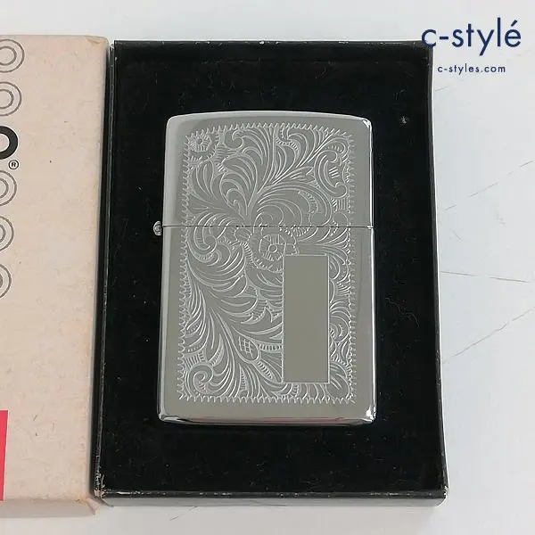 ZIPPO ジッポー オイルライター ベネチアン シルバー 1982 喫煙具 嗜好品