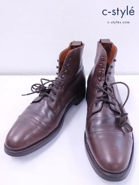 ROCKETT&JONES クロケット＆ジョーンズ ブーツ 7・1/2 ブラウン DERBY 8163