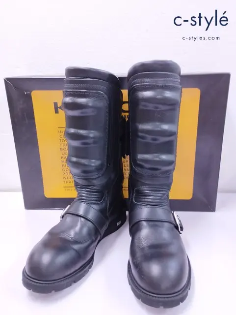 KADOYA カドヤ ライディングシューズ 27cm ブラック K’SLEATHER BLACKSHIELD No.4312 バイク用品