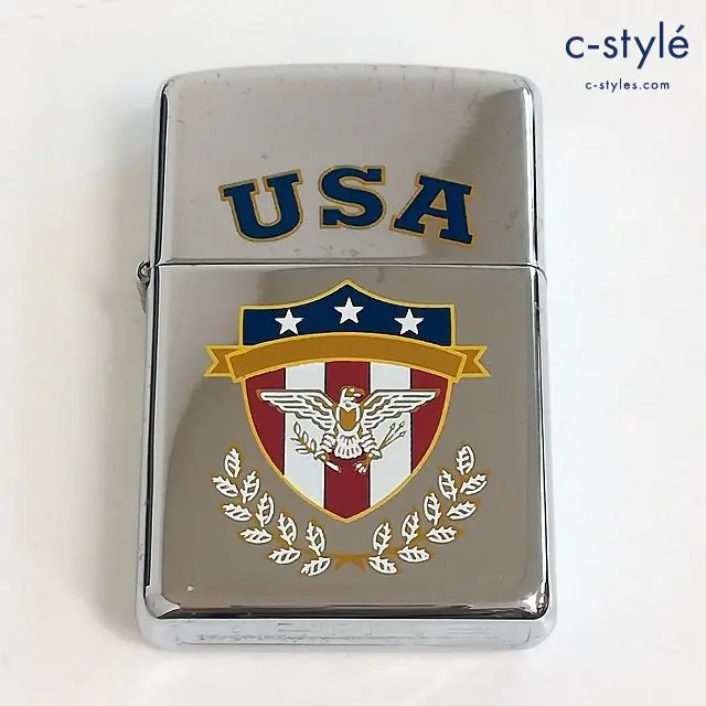 ZIPPO ジッポー オイルライター USA イーグル 国章 エンブレム シルバー 1996 喫煙具 嗜好品
