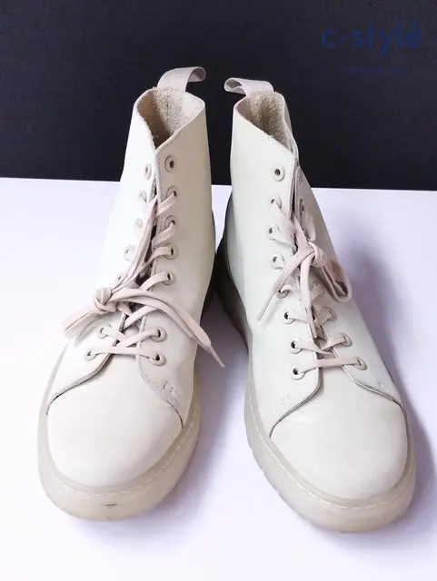 Dr.Martens ドクターマーチン 8ホールブーツ UK8 ベージュ TALIB シューズ 靴