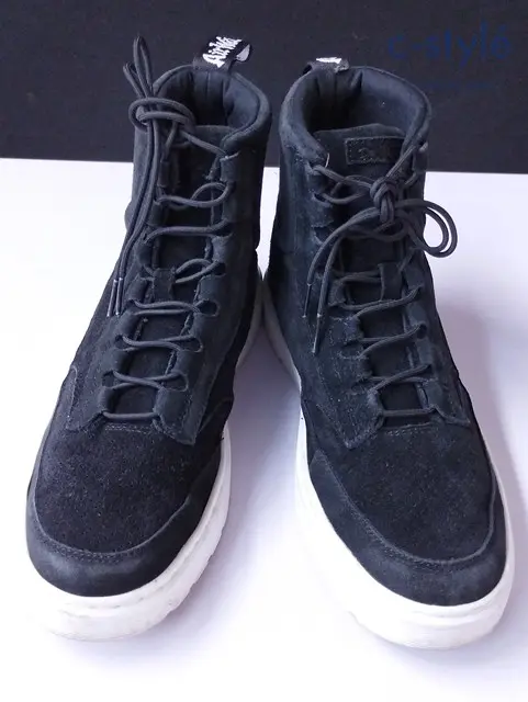 Dr.Martens ドクターマーチン スウェードハイトップスニーカー UK8 ブラック KAMAR シューズ 靴