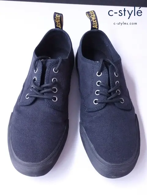 Dr.Martens ドクターマーチン キャンバスローカットスニーカー UK8 ブラック PRESSLER シューズ 靴