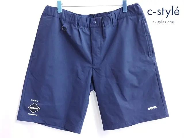 F.C.Real Bristol エフシーリアルブリストル ハーフスウェットパンツ XL ネイビー系 POLARTEC