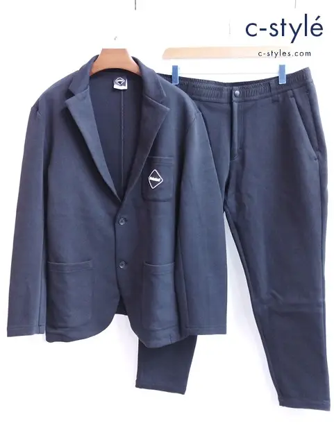 F.C.Real Bristol セットアップ XL ブラック TEAM BLAZER FCRB-230034 TECH SWEAT FLAT HEM PANTS FCRB-230035