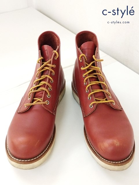 RED WING レッドウィング ブーツ USA9.5 レッドブラウン 8166 6-inch Classic Round レザー