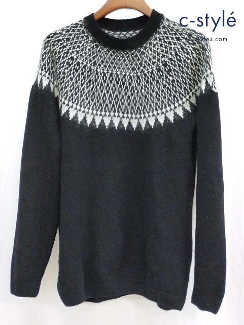 MONCLER ×FRAGMENT モンクレール×フラグメント ニット M ブラック系 GIROCOLLO TRICOT G209U9C00004