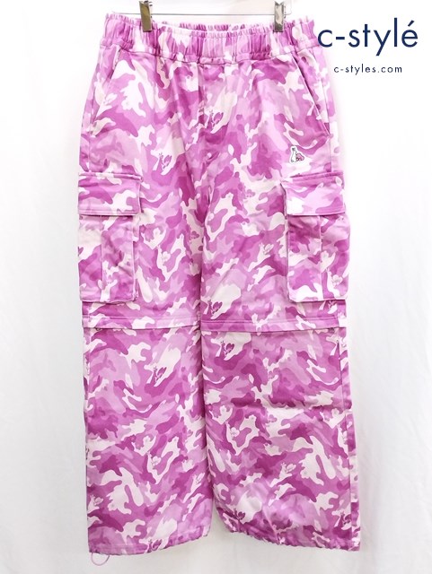 FR2 エフアールツー カーゴパンツ FREE ピンク FRP298 迷彩