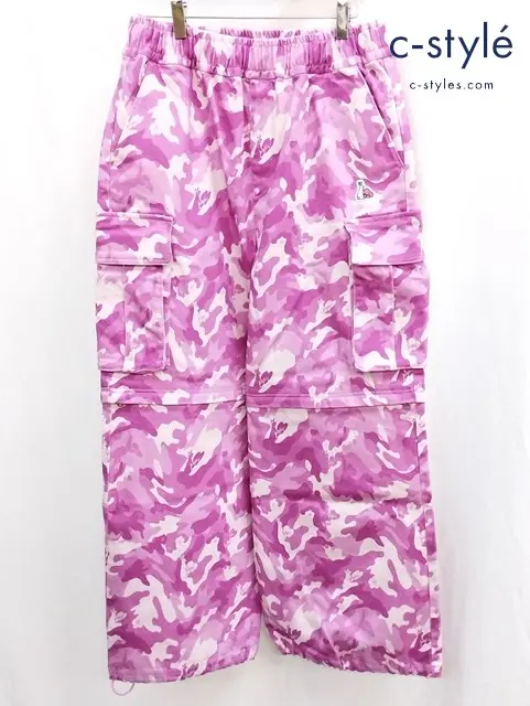 FR2 エフアールツー カーゴパンツ FREE ピンク FRP298 迷彩