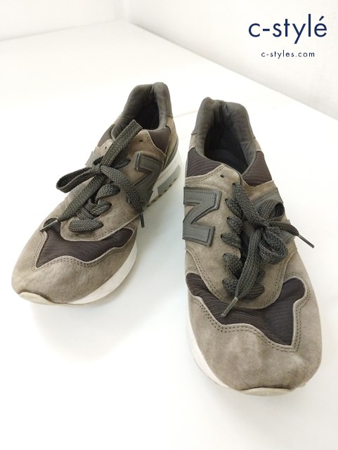 NEW BALANCE ニューバランス スニーカー 27.5cm チャコールグレー 1400 M1400MI USA製