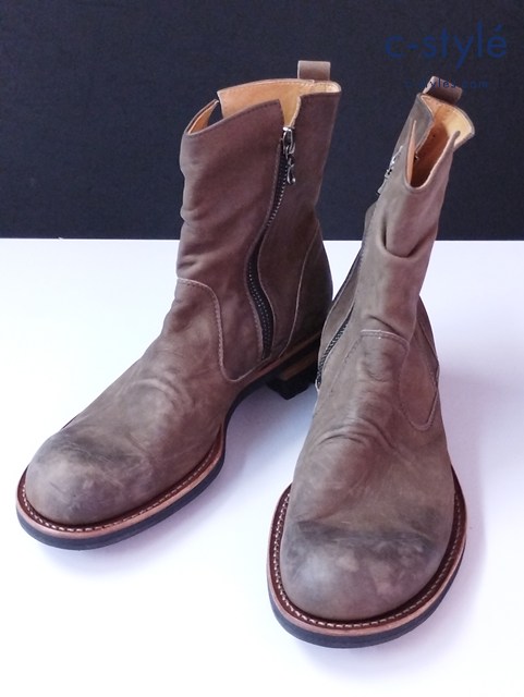 MR.OLIVE ミスターオリーブ ブーツ 9・1/2 ブラウン ME-542 サイドジップ