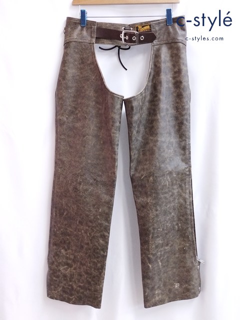 DEGNER デグナー チャップス M ブラウン系 牛革 レディース