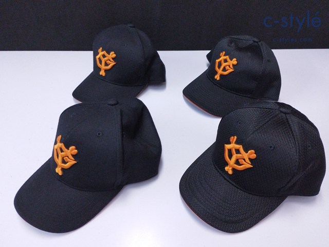 adidas アディダス キャップ 58cm 59cm 61cm 62cm ブラック 読売ジャイアンツ 巨人 NPB 計4点