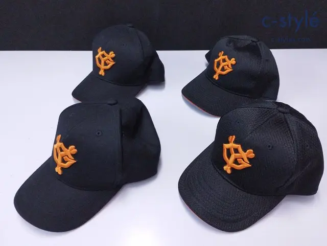 adidas アディダス キャップ 58cm 59cm 61cm 62cm ブラック 読売ジャイアンツ 巨人 NPB 計4点