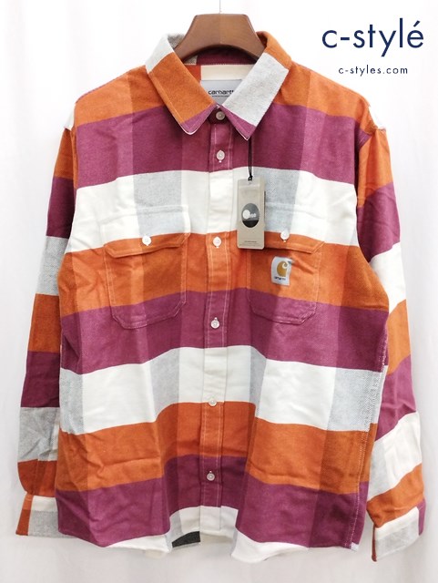 carhartt カーハート ロングスリーブ ライマンシャツ L マルチカラー チェック柄 L/S LYMAN SHIRT 1032156-23F