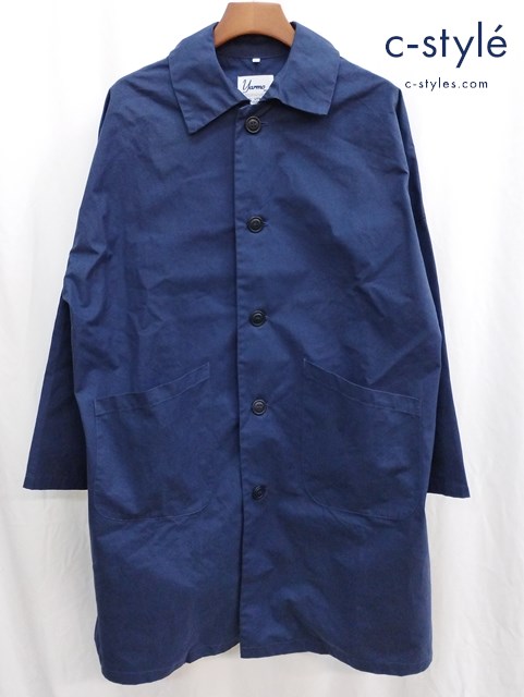 Yarmo×SOPHNET ヤーモ×ソフネット ブリスベンモス ダスターコート 42 ネイビー SOPH-200052
