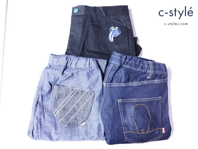 PUNK DRUNKERS パンクドランカーズ パンツ ハーフパンツ L デニム 計3点