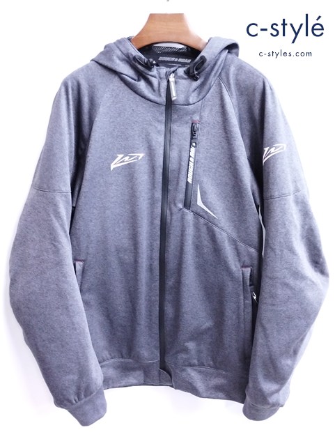 ROUGH&ROAD ラフアンドロード ジャケット L グレー RR7243 エアスルーライディングフーディFP