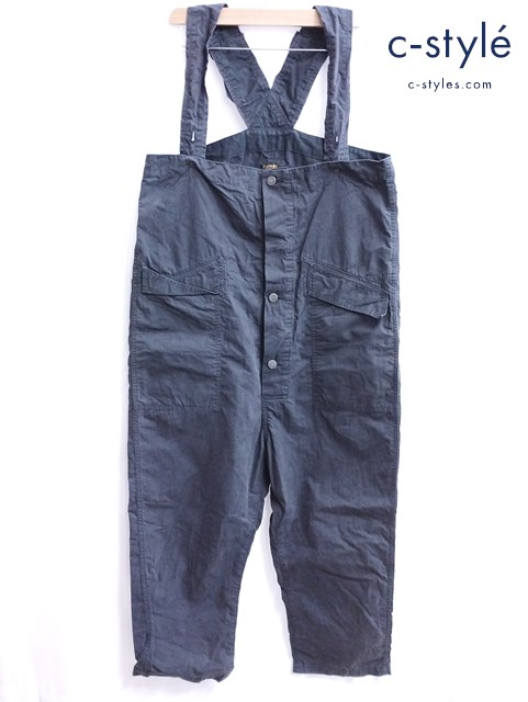 KAPITAL キャピタル オーバーオール S ブラック K18040P127