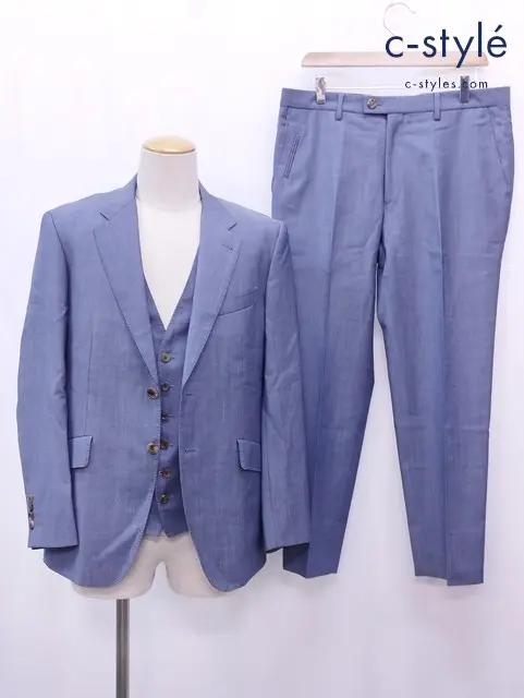 Paul Smith COLLECTION ポールスミスコレクション 3ピーススーツ LX 86 XL ブルー系 PC-ST-39693