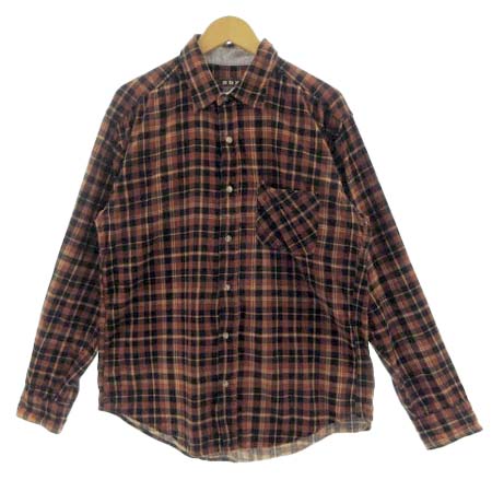 abx(エービーエックス) シャツ 長袖 コーデュロイ チェック