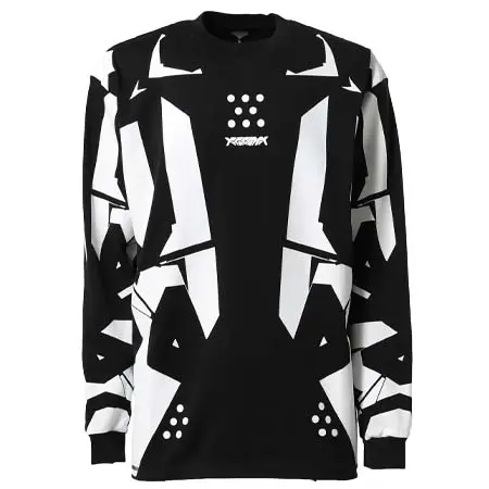 acronym(アクロニウム) 100% COTTON LONG SLEEVE T-SHIRT (S36-PR) / BLK