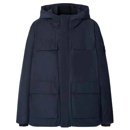 ADOLFO DOMINGUEZ(アドルフォドミンゲス) パーカー ネイビーブルー