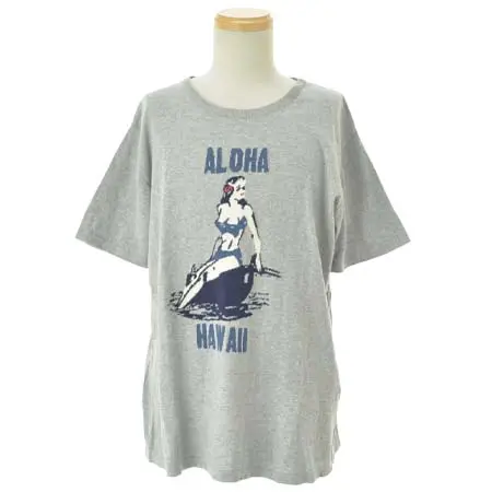 ADONUST.Y(アドナスティー) ADONUST.Y × Insonnia / アドナスティー × インソニア ALOHA TEE アロハ ニット半袖Tシャツ