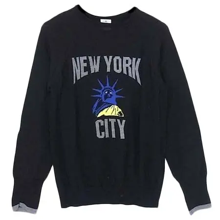 ADONUST.Y(アドナスティー) Insonnia インソニア STDRD NY KNIT セーターニット 日本製 ニット ブラック