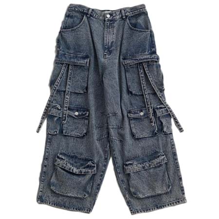 ADRER(アドラー) denim parachute cargo pants/デニムパラシュートカーゴパンツ