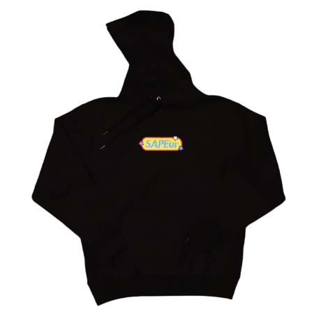 A Elegantes SAPEur(アエレガンスサプール) 70s POP HEAD HOODIE ブラック