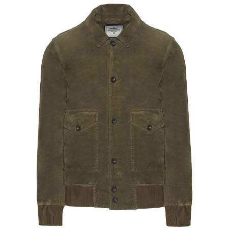 AERONAUTICA MILITARE(アエロナウティカミリターレ) Velvet jacket with button closure
