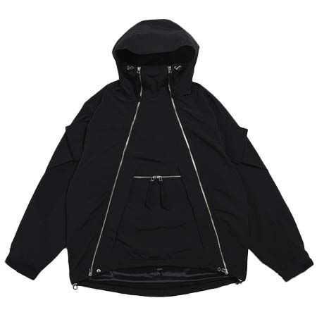 ANEI(アーネイ) DIAG PARKA -BLACK-