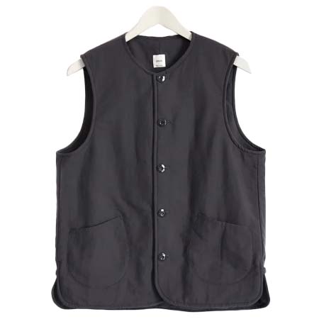 ARAN(アラン) ナイロンタッサー ベスト（ダークグレー）