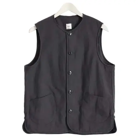 ARAN(アラン) ナイロンタッサー ベスト（ダークグレー）