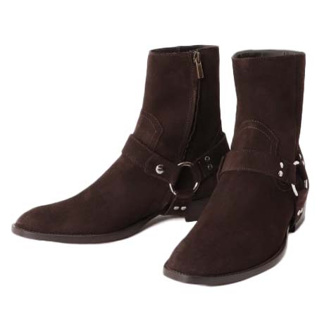 around the shoes(アラウンドザシューズ) アンドレア フェリ/ANDREA FERRI スエード リングブーツ