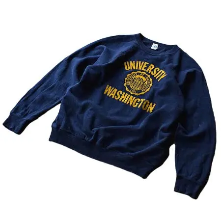 ARTEX(アルテックス) 70-80’s ARTEX/アルテックス “UNIVERSITY WASHINTON” フロッキープリント スウェット USA製 230329