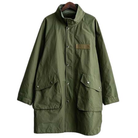 Audience(オーディエンス) 綿ナイロン高密度ポプリン M-90 スタンドネックモッズコート AUD7283