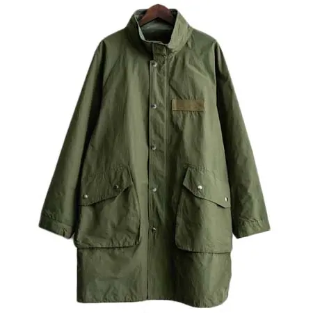 Audience(オーディエンス) 綿ナイロン高密度ポプリン M-90 スタンドネックモッズコート AUD7283