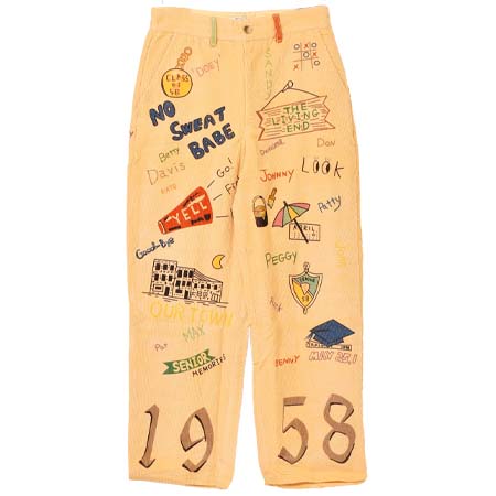 Backers(バッカーズ) Backers メモリアルペイントデザイン コーデュロイパンツ