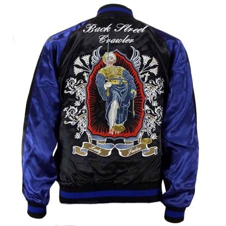 BackStreetCrawler(バックストリートクロウラー) BSJ-501 レディジャスティス刺繍スカジャン