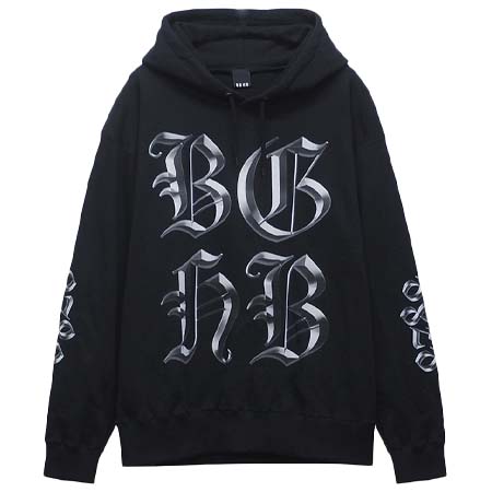 BAGARCH(バガーチ) OXIDIZED LOGO PARKA [BLK]