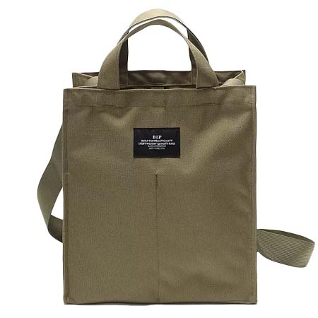 BAGSINPROGRESS(バッグズインプログレス) キャンバスナイロンBOXトートバッグ