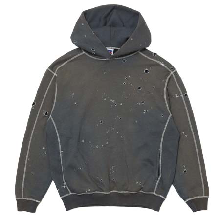 BALORIGINAL(バルオリジナル) BAL / RUSSELL DISTRESSED ATHLETIC HEAVY COTTON HOODIE