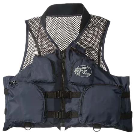 bass pro shop(バスプロショップ) デラックス メッシュ ライフ ベスト / Deluxe Mesh Fishing Life Vest