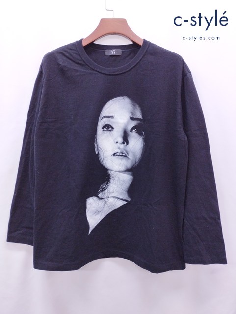 Y’s ワイズ ロングスリーブTシャツ 4 ブラック YF-T05-963