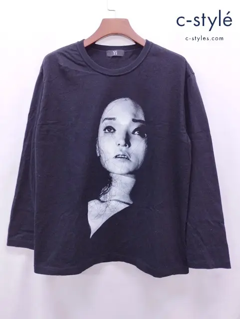 Y’s ワイズ ロングスリーブTシャツ 4 ブラック YF-T05-963
