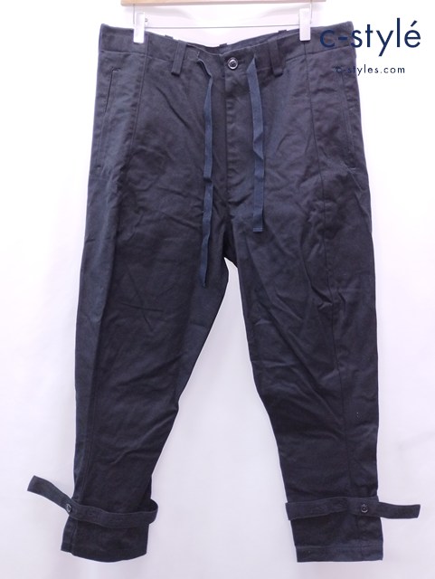 S’YTE サイト ベルトサルエルテパードパンツ 3 ブラック UM-P71-014